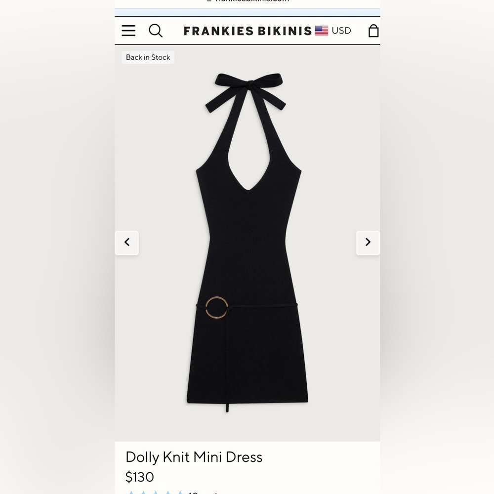 Frankie’s Bikinis Dolby Knit Dress